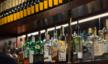 Bar drinks collection